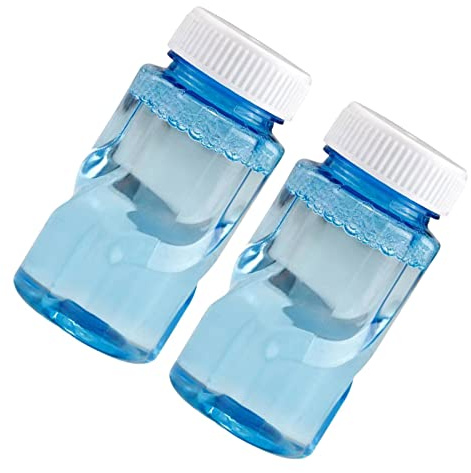 Yusheng 2 Stück Sprudellösung Nachfüllung - 2 Stück 50 ml Bubble Refills für Sommerspielspielzeug,Seifenblasenlösungen für Kinderspielzeugmaschinen, Farben können variieren, 50 ml pro Stück