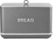Tower T826175GRY Renaissance Bread Bin, 16L Capacity, Simple Pull Lid, Grey