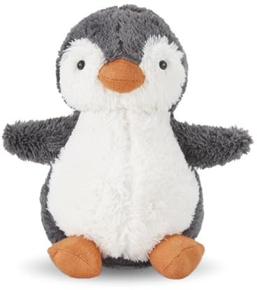 Wishstar Kuscheltier Pinguin Plüschtier für Kinder, Stofftier Schmusetier zum Kuscheln & Spielen, Plüschtier Pinguin Geschenk, Pudgy Penguins Plush Für Mädchen Jungen (Grauer Plüschpinguin 23cm)