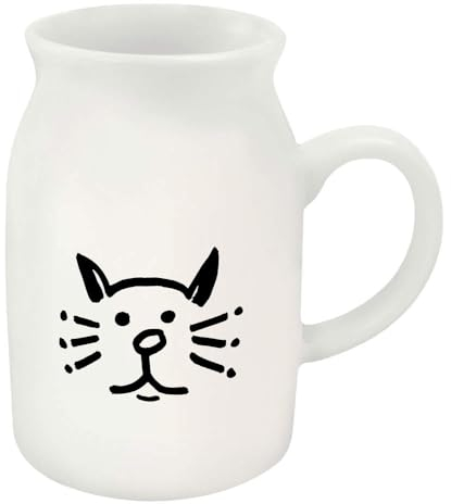 Azeeda 300ml 'Cat Face' Ceramic Milk Jug (MJ00006893)