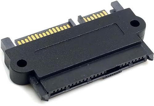 SIMPLETEK Adaptateur SAS SFF-8482 vers SATA 7+15 broches | Connexion fiable pour HDD SAS vers les contrôleurs SATA compatibles SAS