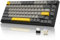 YINDIAO AK820PRO Tastiera Meccanica con Display TFT Intelligente e Manopola,Wireless 2.4G/BT5.1/USB-C Cablata,Layout ANSI 75%,Hot-swap,Lineare Gift Switch,Retroilluminazione RGB,per PC,MAC (Grigio)
