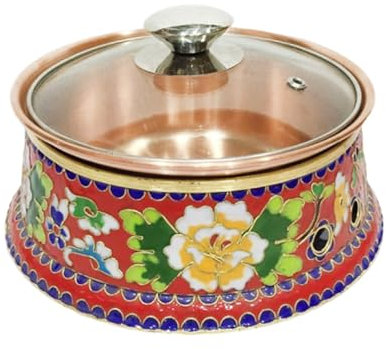 OYWEHECE Fondue Töpfe Kleiner Heißer Topf Einzelner Kupfer Heißer Topf Induktionsherd Heißer Topf Kleiner Kupfertopf Haushalt Kleiner Herd Heißer Topf,A