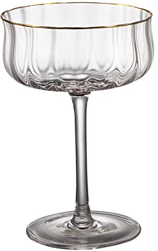 CHDWEY Kelch Dessertbecher Einfaches Cocktailglas Becher Eiscremeschale Kaltschale Schalen Snack Joghurtbehälter Für Hochzeit Bar Party Glas