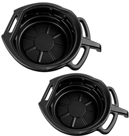 Beatifufu 2stücke Teiliges Ölauffangset Universelle Ölwanne Für Robuste Pe-Materialien Einfach Zu Reinigen Lagern Für Ölwechsel Und Reparaturen