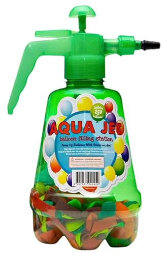 Wasserballon Pumpe Sets - Wasserballon Filler Bomben | Tragbare Füllpumpstation für Sommer Motto-Party | Luft- und Wasserballon Inflator | Handballonfüller mit 500 Luftballons | Wasserspaß