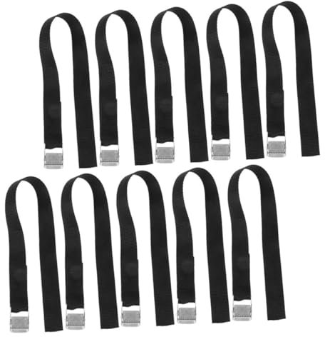 ANDRESLAD 10pcs Turf Spike Laces Lawn Aerator Shoes Straps Gardening Nylon Aerator Shoes Strap Lawn Supply