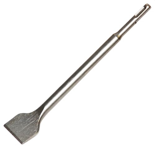 sopomarkt24 Fliesenmeißel 40x250mm SDS Plus – Breitmeißel gekröpft 22° abgewinkelt – Profi Meißel zum Fliesen entfernen – Präzise Breite 40mm für Wand- und Bodenflächen