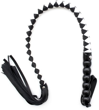 JYLYZZIN Fouet tressé à poignée de citrouille, fouet et coup de fouet fétichistes, fouet érotique, jouets sexuels, accessoires pour jeux sexuels SM pour adultes
