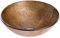 JYBNBBE Lavabo de baño de encimera de Vidrio Templado con desagüe, Lavabo de tocador, Lavabo de Lavabo Redondo marrón.