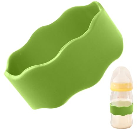Daycare Flasketiketter för småbarn, silikon småbarn | skrivbar förpackning, identifiering halkskydd datumetikett för skafferi kylskåp resor camping mjölkmatning