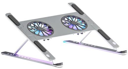KOMBIUDA Raffreddamento Laptop con Design Smontabile e Protezione Cooler per Gaming e Utilizzo