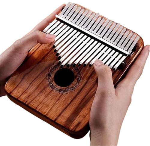 Anfänger-Kalimba Arc Design Tragbares Daumenklavier Mit 21 Tasten Professionelle Kalimbas Musiktastatur(2)