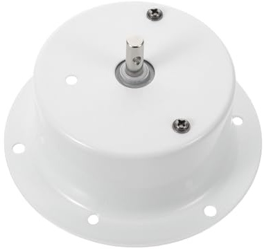 COLLBATH Motore per sfera da discoteca: motore per sfera a specchio a rotazione lenta e coppia elevata da 1,5 giri/min, ricambio per illuminazione rotante, matrimoni, palcoscenici, bar, club, spina UE