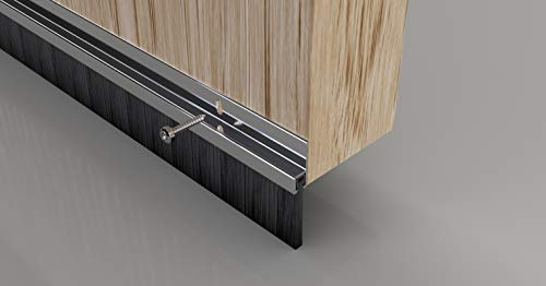 STORMGUARD 02SR0190914A Aluminium Door Brush Strip Draught Excluder