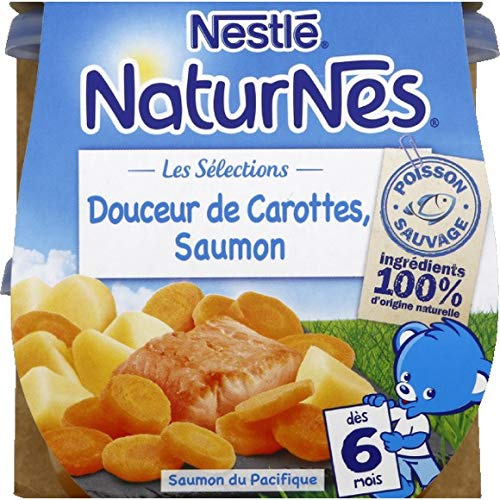 Nestlé Süße Karotten und Wildlachs – 2 Schalen à 200 g
