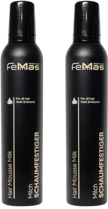 FemMas Milchschaumfestiger 350ml Schaumfestiger Fönschaum 2 Stück