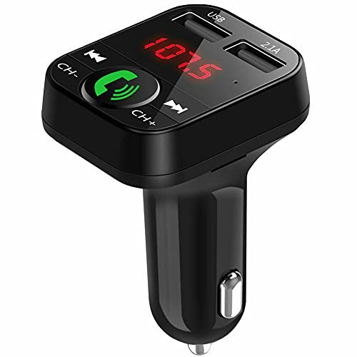 Adaptateur de lecteur MP3 de voiture Riloer ou lecteur MP3 d'autoradio Prise en charge du chargeur de voiture pour les appels mains libres