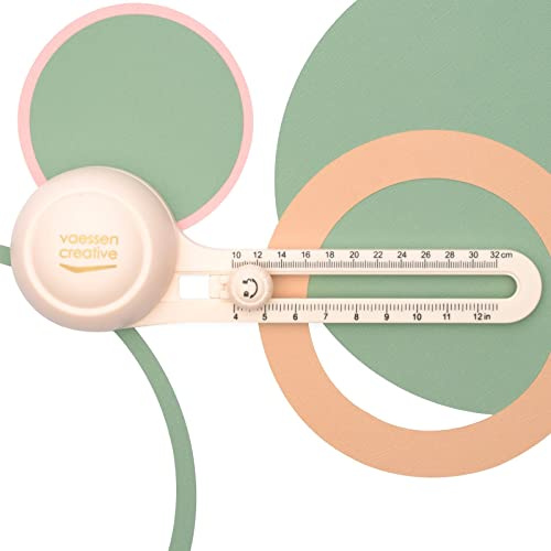 Vaessen Creative - 6 Reservblad för Cirkelskäraren Papper – för Circle Cutter – Skärverktyg för Papper, Kartong, Foton och Mossgummi – Pysseltillbehör för Scrapbooking, Papercraft och Kreativa Projekt