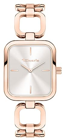 Tamaris Damenuhr – Schmuckbanduhr für Damen rund & eckig - Elegante Armbanduhr mit Schmuckband in Silber, Gold, Roségold, Schwarz, Grün