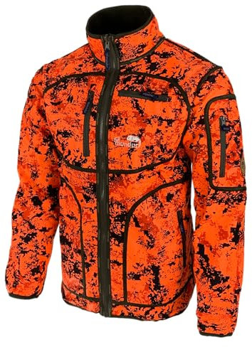 Full mundur Orange Blaze Camo Jagd Jacke Wendejacke für Herren Windstop Wasserdicht