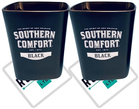 Roxley Southern Comfort X3 - Tarros negros Mason también vienen con alfombrillas de cerveza de marca.