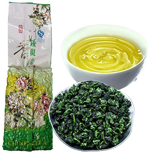 Generic 250g Verde Azulado Tieguanyín Té Oolong China Original Buen Té Té Oolong Orgánico Natural Comida Verde sin Aditivos