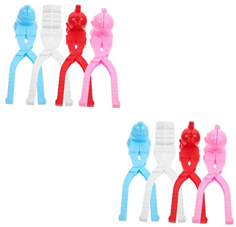 Alasum 8stücke Junge Mädchen Schneeballformer Lustige Schneespielzeug Molds Für Winter Outdoor-Spielzeug Für Schneeballschlachten Für Junge Mädchen Und Familien