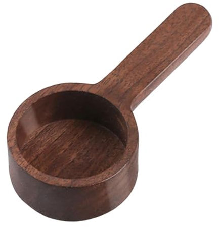 Wooden Spoon - Wooden Coffee Scoop, Wood Handle Tea and Bath Salt Scoop, Kitchen Measuring Spoons, Kitchen Cooking Tools for Coffee and Beans
