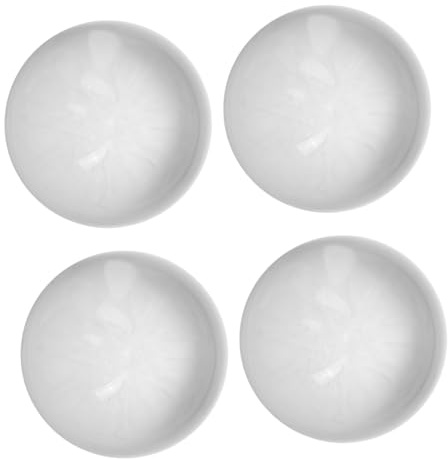 TOBBOMEY 4 Pezzi Mini Sfera di Cristallo in Vetro Trasparente Ornamenti Solidi per Feng Shui Decorazione da Tavolo Accessori Fotografici per Casa e Ufficio