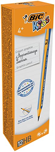 BIC Kids 100263 Bleistifte für Einsteiger, 12 Stück, Blau