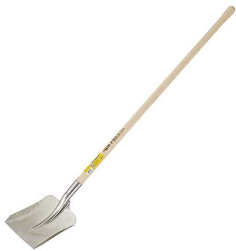 Outils Perrin Pelle Auto Neige INOX Emmanché Bois Droit 75, 26cm x 24cm