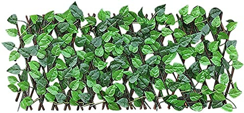 llxyzrzbhd Privacidad Enrejado Vallas Extensibles Valla de Enrejado retráctil de Cobertura de Madera Rollo de cribado Valla Artificial de expansión Paneles de Cobertura de Hoja de UVA 825(Size:S)