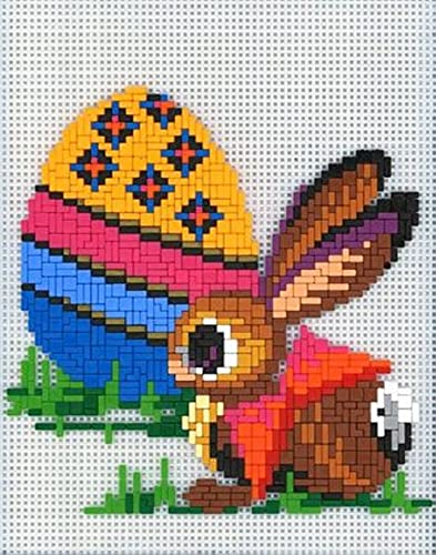 stickit Mini Stecksystem Osterhase mit großem Ei ca. 1.600 Teile Nr. 42192