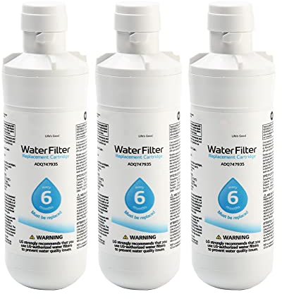 Anwangda, Universal External Fridge Water Filter, LT1000P, 3pcs (White) for Kenmore9980