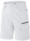 KEFITEVD Cargo Shorts for Men Lightweight Outdoor Waterproof Hiking Shorts Quick Dry with Pockets Summer Short,White,34