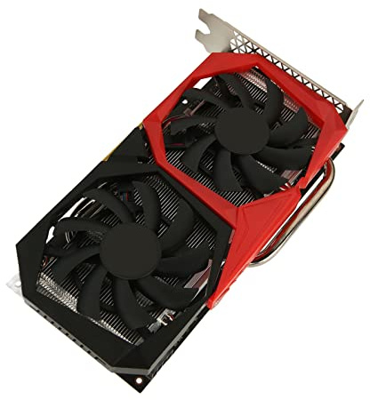 Tarjeta Gráfica RTX2060, 6G GDDR6 192Bit Ventiladores Dobles 14000MHz 8K HDR y PCB Tarjeta Gráfica Tarjeta Gráfica para Juegos Tarjeta Gráfica para Computadora para GeForce RTX 2060