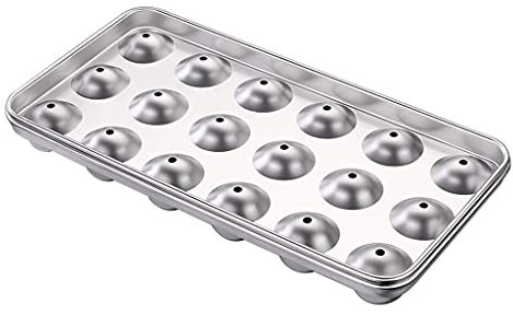 Stainless Steel Food Grade Round Ice Ball Tray Sphere Oval Ice Cube Mold Maker Stainless Steel Ice Ball Tray