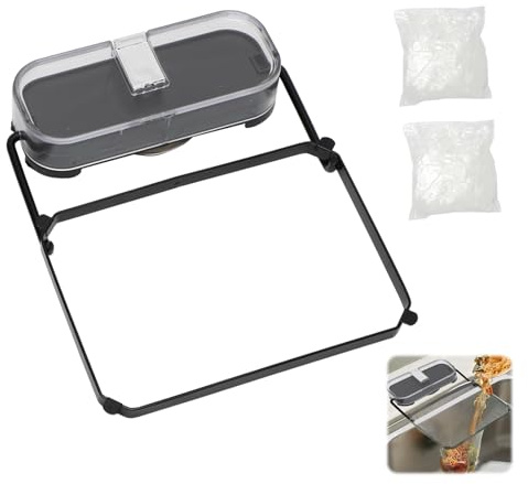 Yuragim Sink Drain Strainer, Abflusssieb Küchenspüle, Sieb für Spülbecken mit 100 Filtermaschen, Faltbarer Suction Cup Sink Strainer, Spülbecken Sieb, Abflusskorb Spülbecken für Küchen und Badezimmer