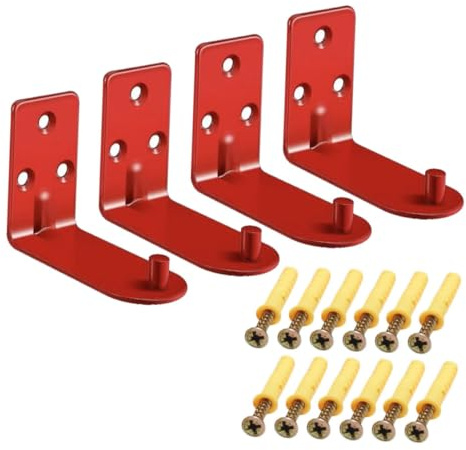 KITANDOVE Wandhaken Für Feuerlöscher Feuerlöscherständer Mit Metallhaken Feuerlöscherhalterung Zur Wandmontage Platzsparend Und Langlebig