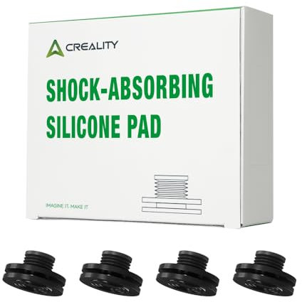 Creality Silikon Stoßdämpfer für 3D-Drucker 4Pcs– Hochflexible Geräuschreduzierende Füße mit Saugnapf – Stabile Anti-Rutsch-Auflage, ROHS/SGS-Zertifiziert