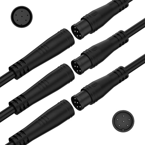 Ebike Cavo di prolunga Julet femmina maschio 6pin Ebike spina di prolunga impermeabile per bicicletta elettrica indicatore acceleratore PAS Ebike parti estendere cavo