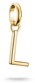 THOMAS SABO Charm Club Connect Charm-Anhänger Buchstabe Recyceltes 925 Silber