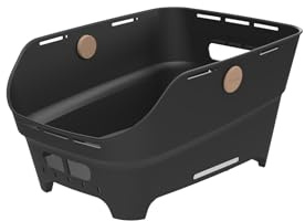 Basil Cento Neo WSL Fahrradkorb Hinten – 21L – aus Recyceltem Kunststoff – Reflektierend – 46.9x23.7x14.1 cm