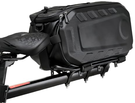 Genérico Alforja Trasera para Bicicleta - 17L Alforjas Grandes Reflectantes Impermeables | Bolsa para Portaequipajes De Bicicleta,para Ciclismo Diario Al Aire Libre Viaje Playa Montaña Jardinería