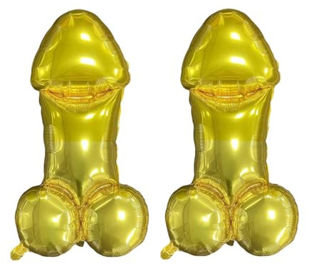 2 st rolig form innovativ skämt ungkarl möhippa ballong uppblåsbar ballong höna spel möhippa fotografi rekvisita födelsedag fester förlovning gåva dekoration bröllop leksaks set D22