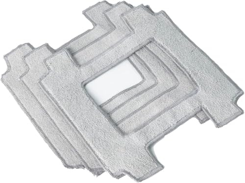 LunovLife Window Cleanering Robot Replacement Mop Cloths, Washable and Reusable Cleaning Rags, 12-Pack