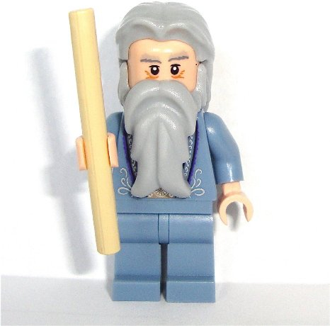 LEGO Harry Potter: Professor Albus Dumbledore Minifigure with Tan Wand