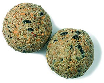 Erdtmanns Meisenknödel ohne Netz 100 Stück 8,5 kg – umweltfreundliches Wildvogelfutter mit Sonnenblumenkernen, Hafer & Talg – Ganzjahresfutter – ohne Plastiknetz & leicht zu verfüttern