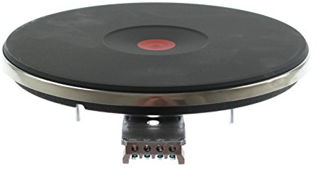 Ego - Placa de Calor Universal para hornos (2600 W, 400 V, 220 mm, 4 Tornillos de conexión)